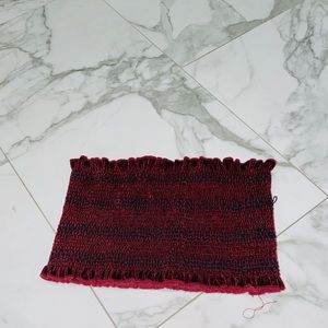 Bandeau crop top